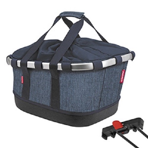 Klickfix Reisenthel Bikebasket GT Racktime Fahrradkorb Einkaufskorb SnapIT twist blue