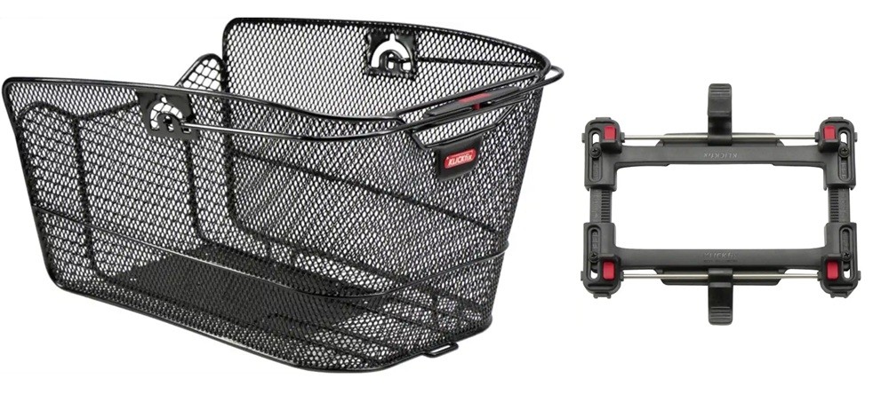 Rixen&Kaul Klickfix Citymax Korb KorbKlip2 max 10kg schwarz zum aufklippen
