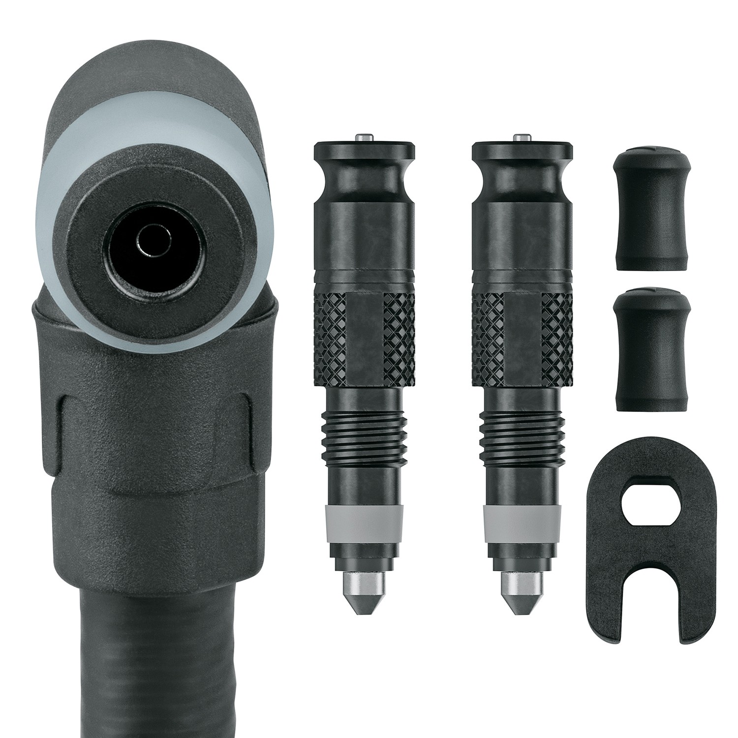 Schwalbe CLIK VALVE Umrüst-Set SV inkl SKS Clik Tec Pumpenkopf für Standpumpen