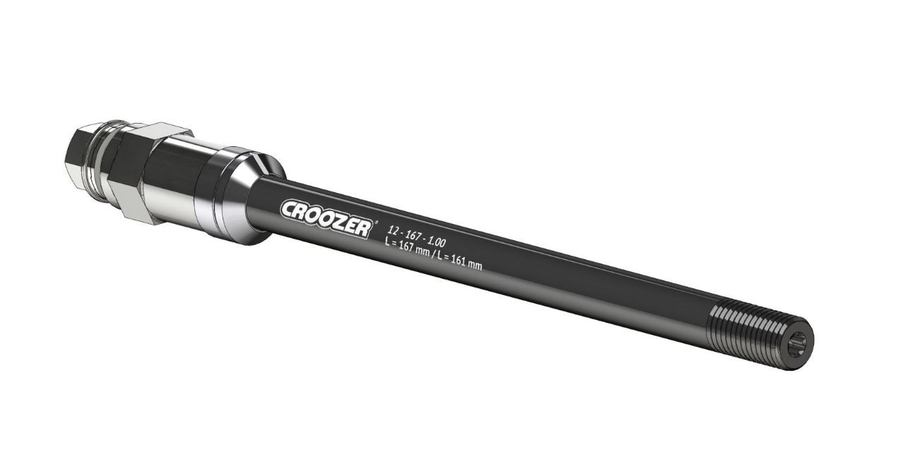Croozer Steckachsadapter 12x1.00 L167/161 mm universal alle gängigen Kupplungen