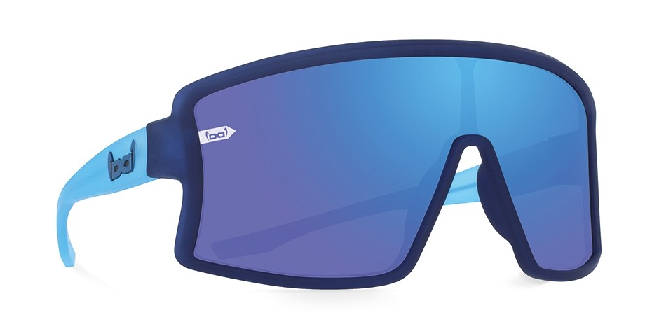 Gloryfy Sonnenbrille G21 blue unbreakable 135mm blau verspiegelt Radfahrbrille