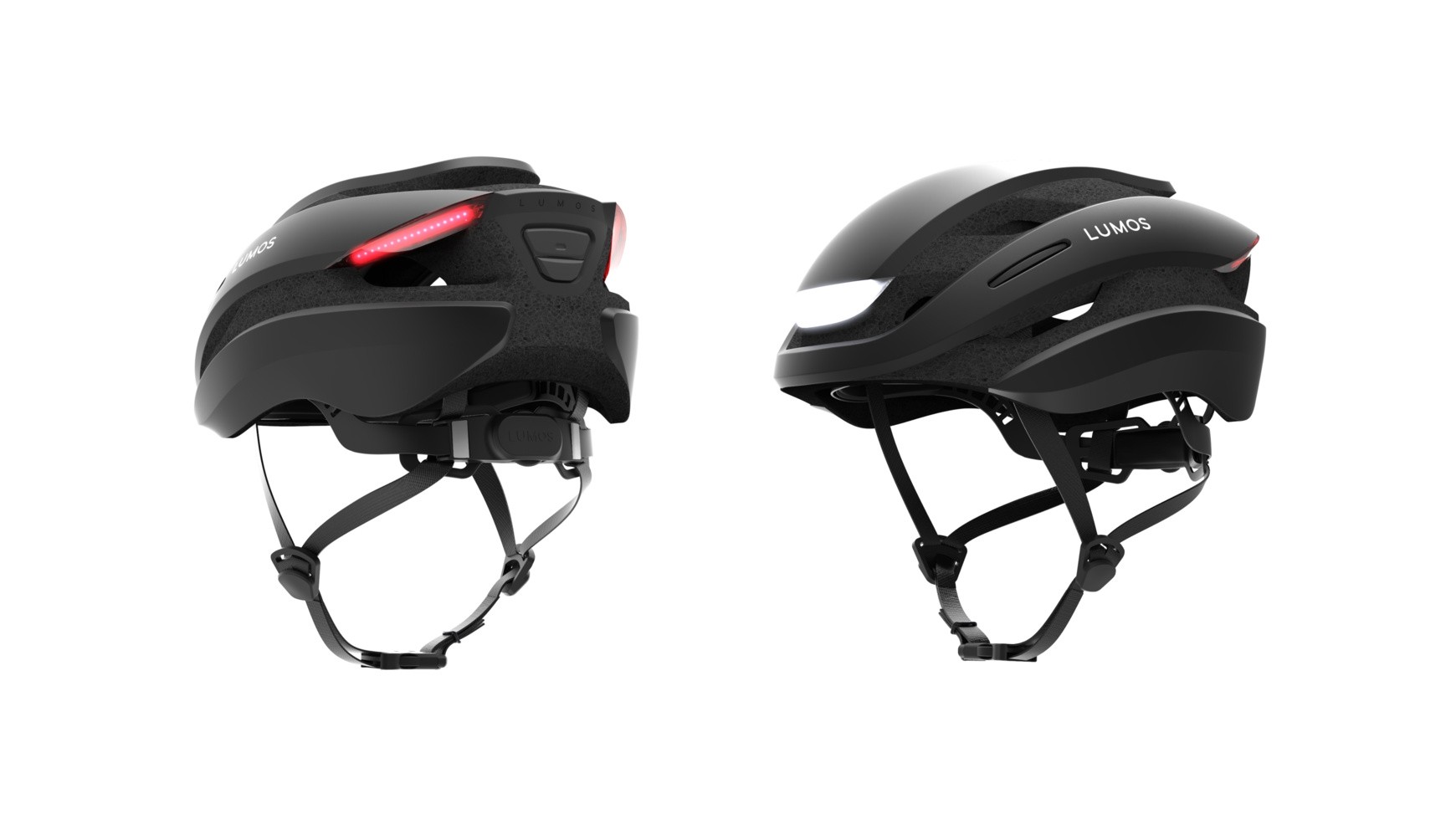 Lumos Ultra Fahrradhelm LED Helm Blinker hinten M/L 54-61cm charcoal black schwarz