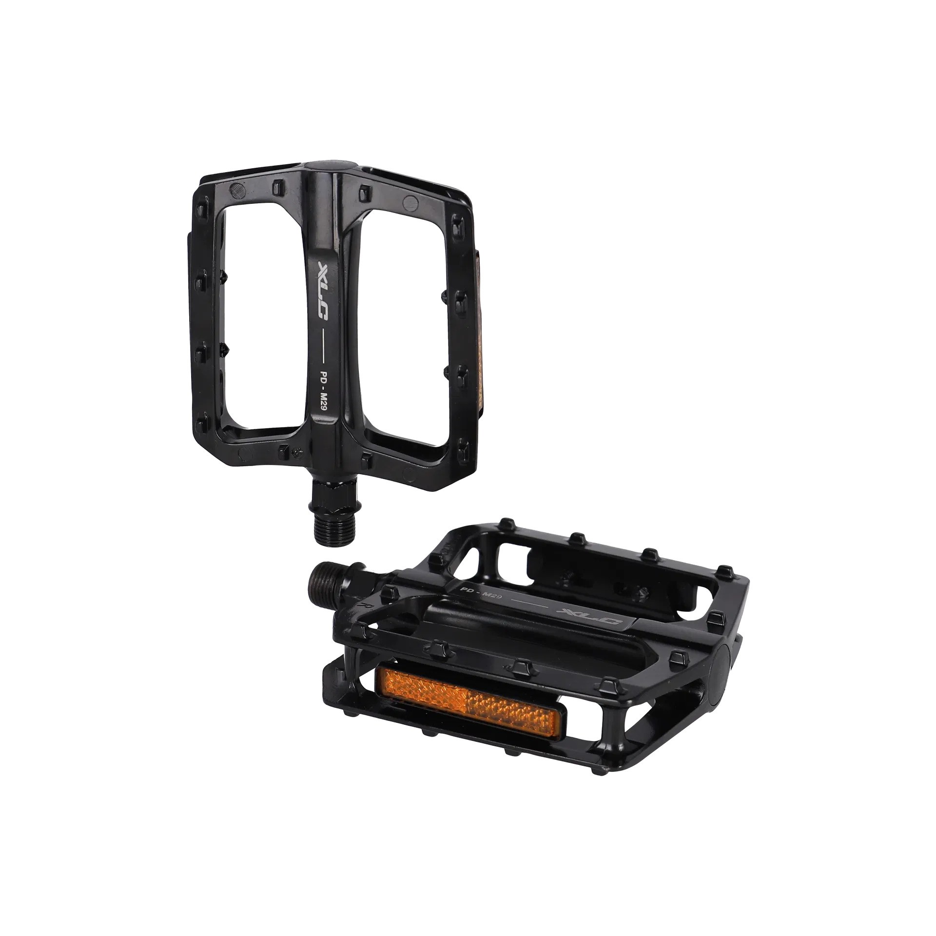 XLC Fahrradpedale Flat Pedal PD-M29 schwarz 9/16" schwarz trittfeste Pins