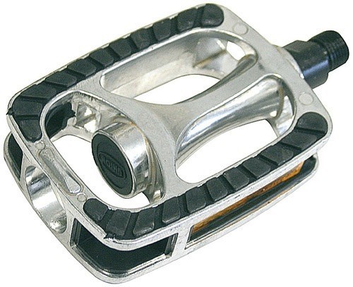 Union Tour Trekking Fahrradpedale SP811 silber schwarz Alumium Stahlachse