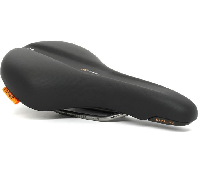 Selle Royal Fahrradsattel Explora Unisex 60 Grad Sitzposition moderate schwarz 415g