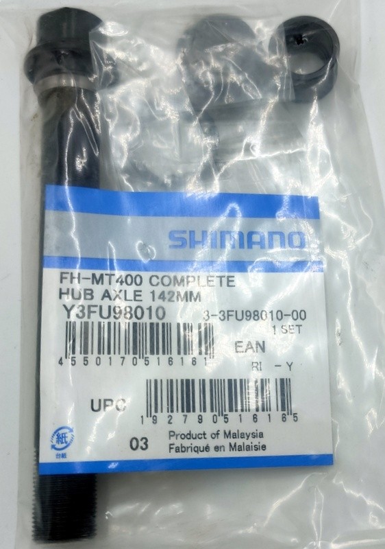 Shimano Hohlachse komplett für FH-MT400 142mm Y-3FU98010