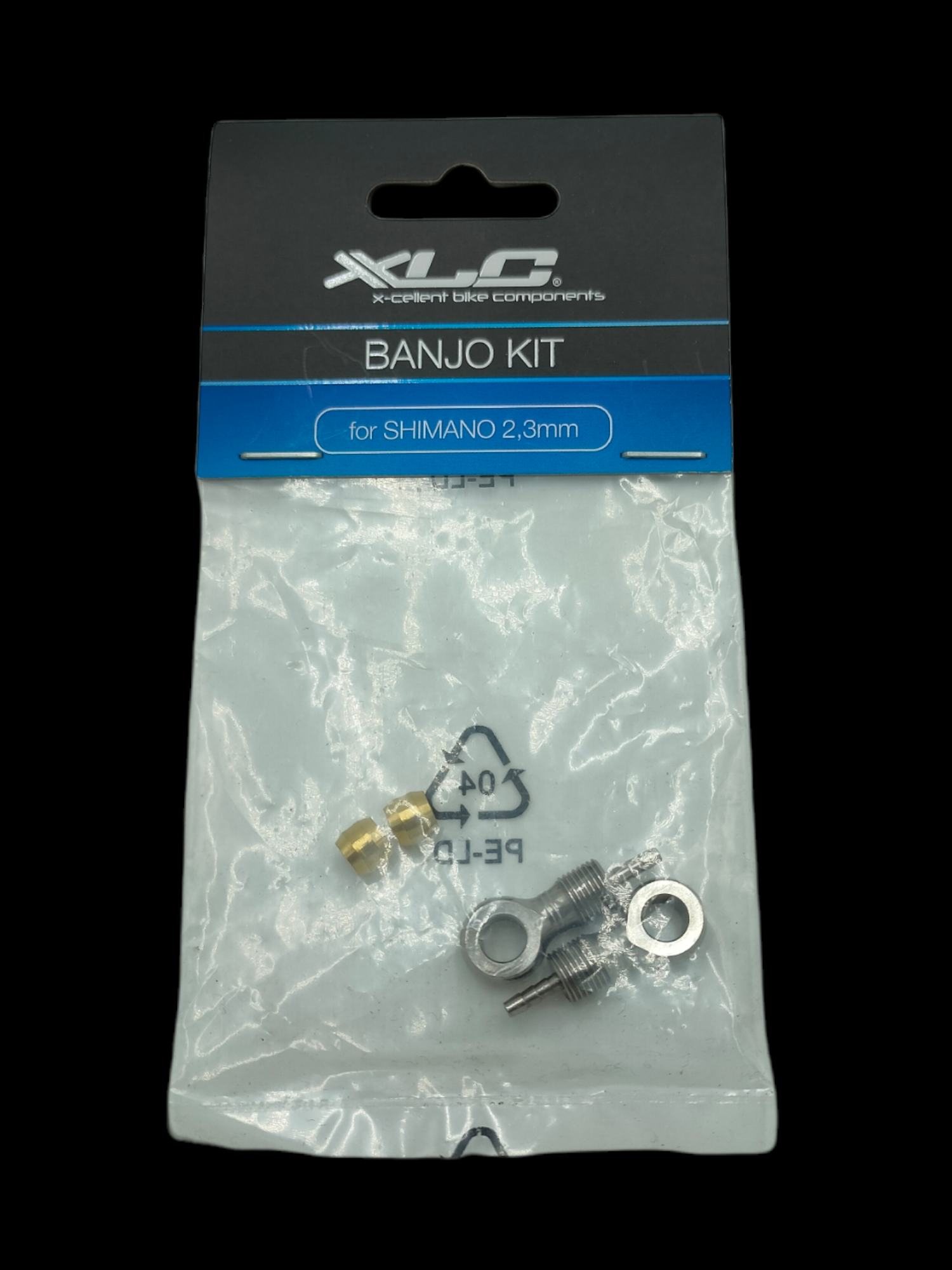 XLC Banjokit 90Grad Leitungsanschluss für Shimano Bremsen 2.3mm Set mit 2 Stück