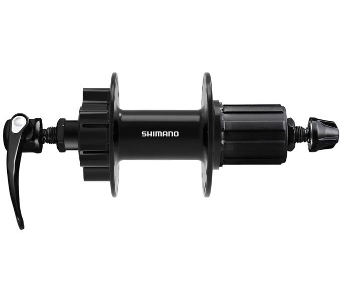 Shimano Hinterradnabe Cues FHQB400HM 6 Loch 8 9 10 11 fach 36 Loch Schnellspanner