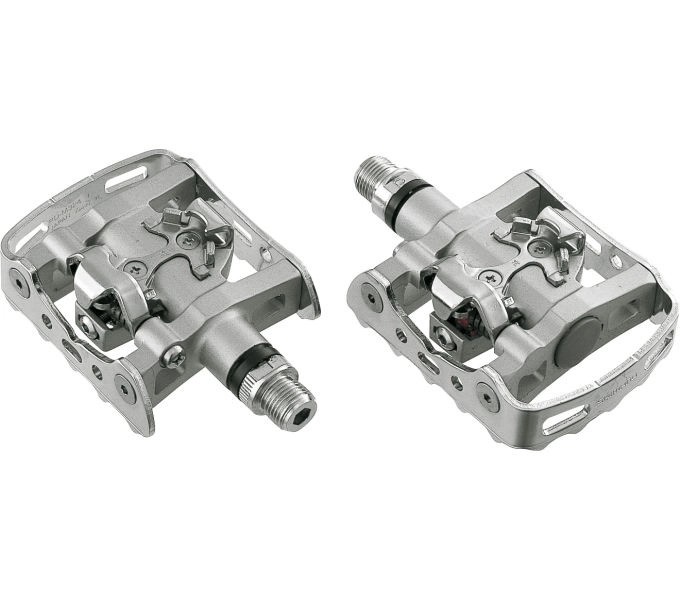 Shimano Fahrradpedale PD-M324 SPD & Plattform gedichtet silber MTB Trekking