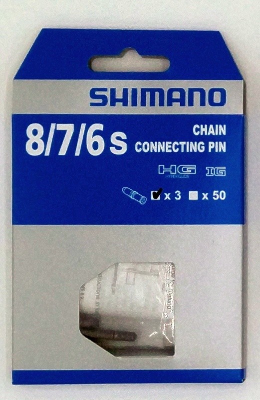 Shimano Kettennietstift6s7s8sfach Ketten Chain connecting pin 3er Set Y-04598010