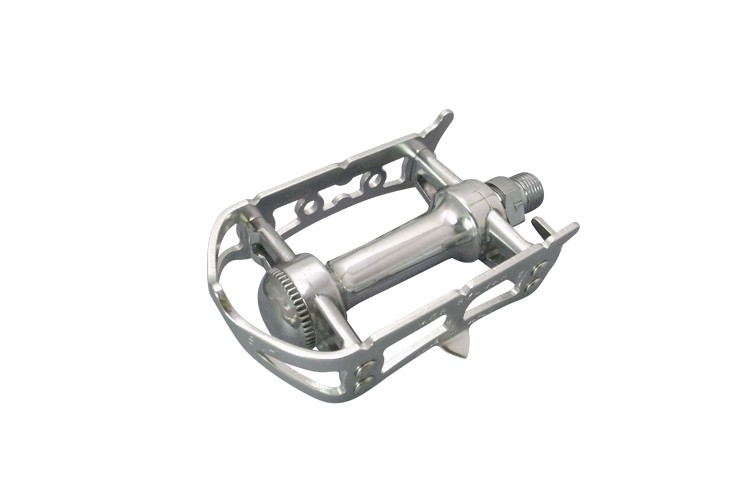 MKS Pedale Prime Sylvan Road Fahrradpedale Premium silber poliert Touring City Road