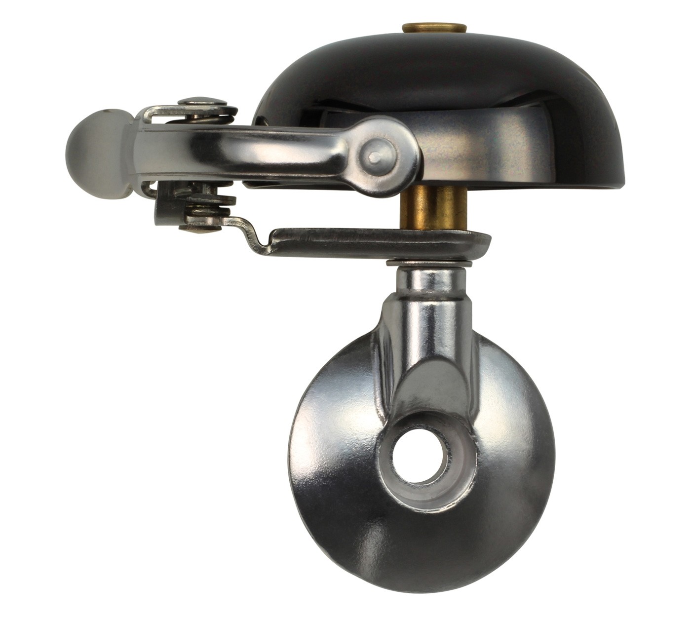 Crane Bell Co. Suzu Mini Klingel Glocke Retro neo-black Ahead Cap Mount