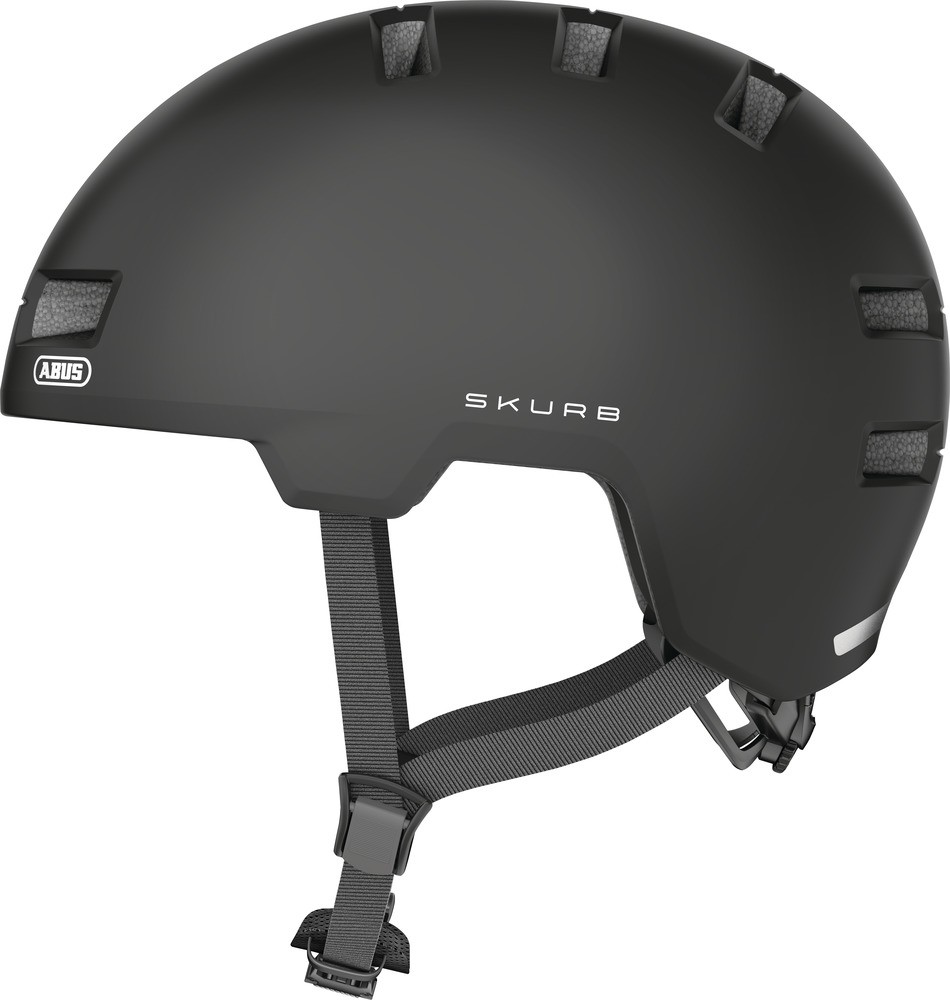 Abus Skurb S 52-56 cm velvet black Skatehelm Longboardhelm Fahrradhelm 295g