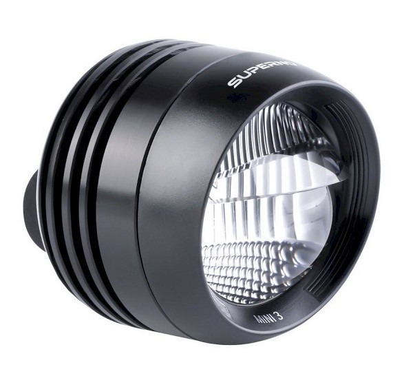 Supernova MINI 3 12V DC Tagfahrlicht Abblendlicht 9W 125 Lux Terraflux 5 schwarz