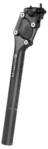 M-Wave Sattelstütze Parallelogramm 350mm 31.6mm Federsattelstütze max. 85kg