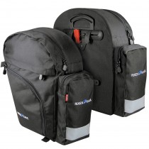 Rixen&Kaul Klickfix Backpack schwarz Gepäckträgertasche Seitentasche Doppeltasche