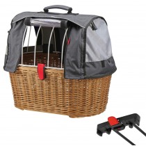 Klickfix Rixen&Kaul Doggy Basket Plus Racktime Hundekorb inkl Wind&Wetterschutz
