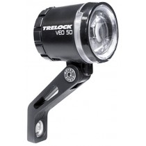 Trelock Fahrradlampe Scheinwerfer LS380 Bike 50 Lux Schalter Standlicht 6-12V DC
