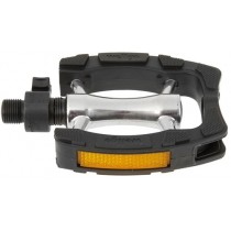 WellGo Fahrradpedale abnehmbar durch Clip-On-System silber-schwarz re+li