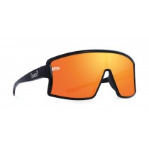 Gloryfy Sonnenbrille G21 black shiny unbreakable 135mm verspiegelt Radfahrbrille