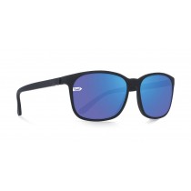 Gloryfy Sonnenbrille Gi22 Amadeus Sun black matt blau verspiegelt unbreakable schwarz