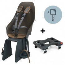 Urban Iki Fahrradkindersitz Gepäckträger Adapter koge brown kurumi brown braun