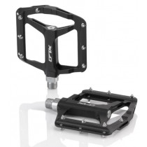 XLC Plattform Pedale PD-M20 Aluminium schwarz 306g Gleitlagerung CroMo Achse