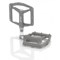 XLC Plattform Pedale PD-M20 Aluminium titan 306g Gleitlagerung CroMo Achse