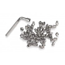 XLC Pinset PD-X12 Pedalpins für PDM20 PDM21 PRDM19 52 Stück Schlüssel M4x9mm