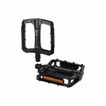 XLC Fahrradpedale Flat Pedal PD-M29 schwarz 9/16" schwarz trittfeste Pins