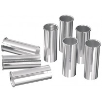 Ergotec Aluminium Reduzierhülse von 25.4 mm auf 30.4 mm silber Sattelstange