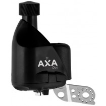 Fahrraddynamo AXA Duo 2+2 Anschlüsse Rechtsanbau schwarz Kunststofflaufrolle