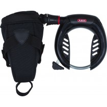 Abus Set XPlus Rahmenschloss 5955 NR BK Einsteckkette 6KS/85cm Tasche ST5950