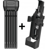 Abus Faltschloss Bordo 6200K/90 schwarz mit SH Halterung 94 cm Abus Level 13