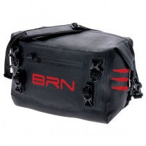 BRN Fahrradtasche Gepäckträgertasche Typ Nevada 15 Liter schwarz-rot wasserfest