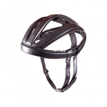 Vintage Helm Fahrradkappe schwarz retro Nostalgie Radfahren Bedeckung