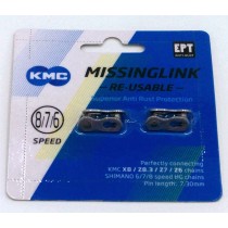 KMC Missing Link Kettenschloss 2er 6/7/8 Speed (KMC, Shimano) 7,3mm PIN