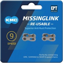 KMC Missing Link Kettenschloss 2er 9 Speed (KMC, Shimano, SRAM) 6,6mm Pin