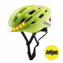 Lumos Fahrradhelm LED Helm Blinker Licht Remote MIPS electric lime grün
