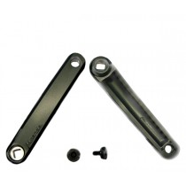 Miranda Kurbelset Arme 165mm JIS Yamaha 4Kant schwarz links & rechts