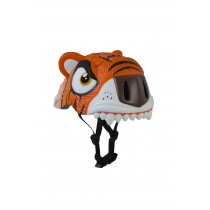 Crazy Safety Kinderhelm Tiger orange 49-55cm Kopfumfang Led-Licht