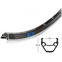 Exal ZX19 Felgenring Felge schwarz 32 Loch Felgenbremse 19-622 6,5mm VL 28 Zoll