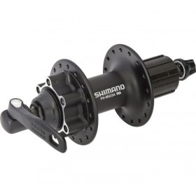 Shimano Hinterradnabe FHM525 32 Loch Schnellspanner 8-9-10-fach 6Loch schwarz