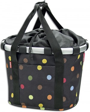 Klickfix Lenkerkorb Bikebasket Einkaufskorb Shopper DOTS Rixen&Kaul Reisenthel