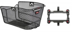 Rixen&Kaul Klickfix Citymax Korb KorbKlip2 max 10kg schwarz zum aufklippen