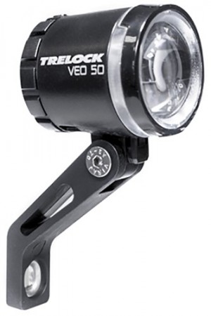 Trelock Fahrradlampe Scheinwerfer LS380 Bike 50 Lux Schalter Standlicht 6-12V DC
