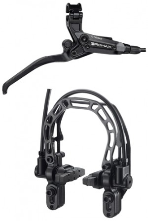 Promax RC903 Set Vorderrad hydraulisches Bremssystem mit Zylinder, Griff & Leitung