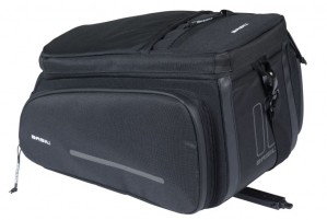 Basil Gepäckträgertasche Move MIK Adapterplatte schwarz Aufsatztasche ausklappbar
