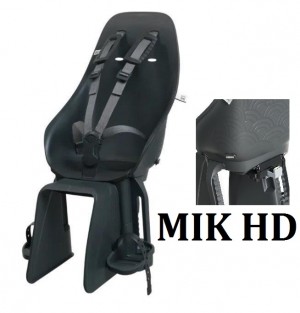 Urban Iki Ta-Ke Fahrradkindersitz nur MIK HD Klicksystem bincho black schwarz