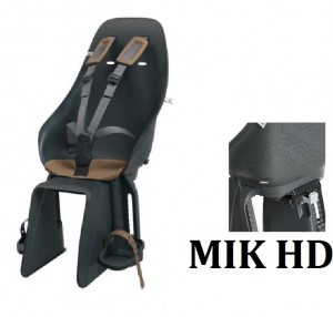 Urban Iki Ta-Ke Fahrradkindersitz nur MIK HD Klicksystem schwarz braun bincho kurumi